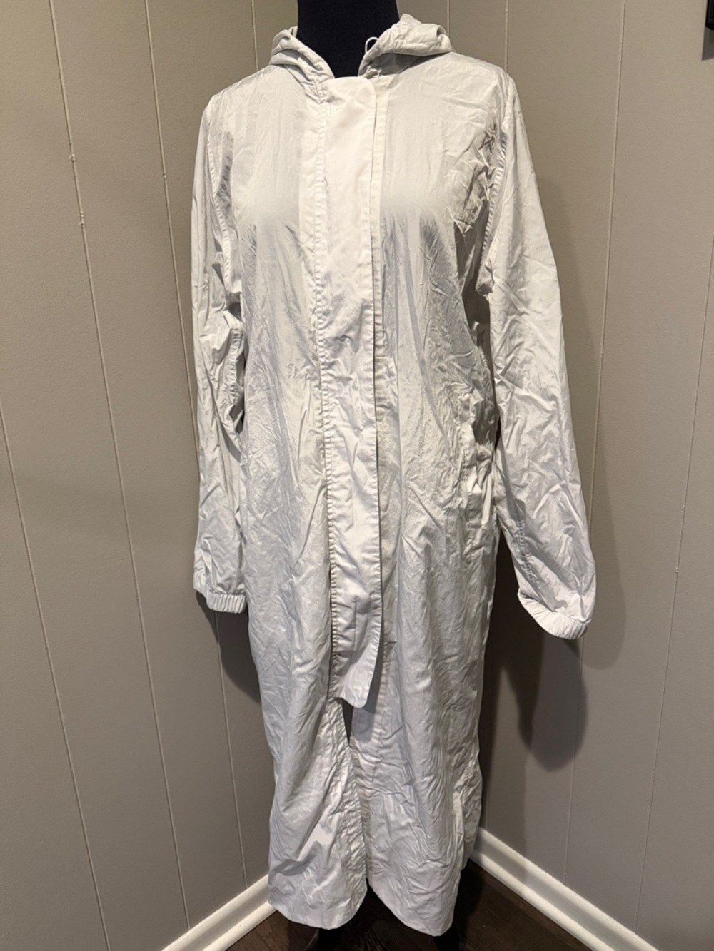 B37 lululemon athletica Women’s 6 Light Gray Hooded Lightweight Utility Coat